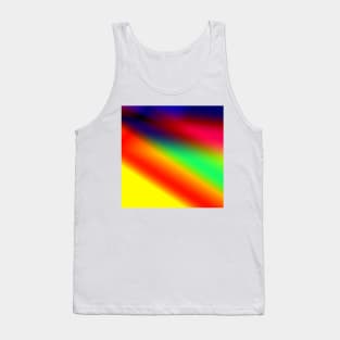 Red blue yellow abstract texture art Tank Top